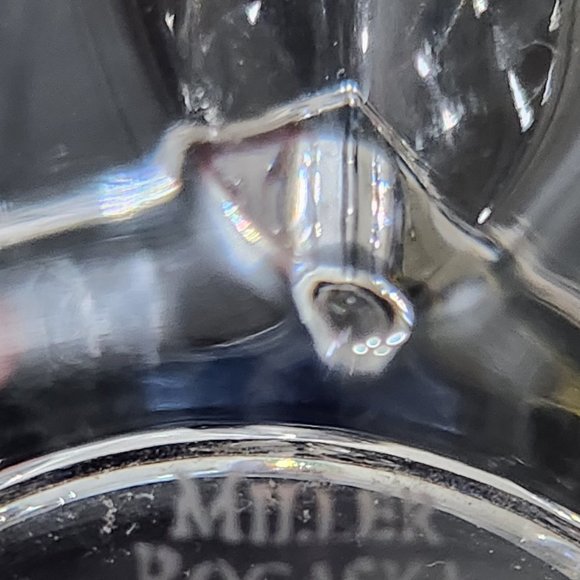 Late 20th Century Miller Rogaska Equinox Crystal Candle Holder - Picture 10 of 10